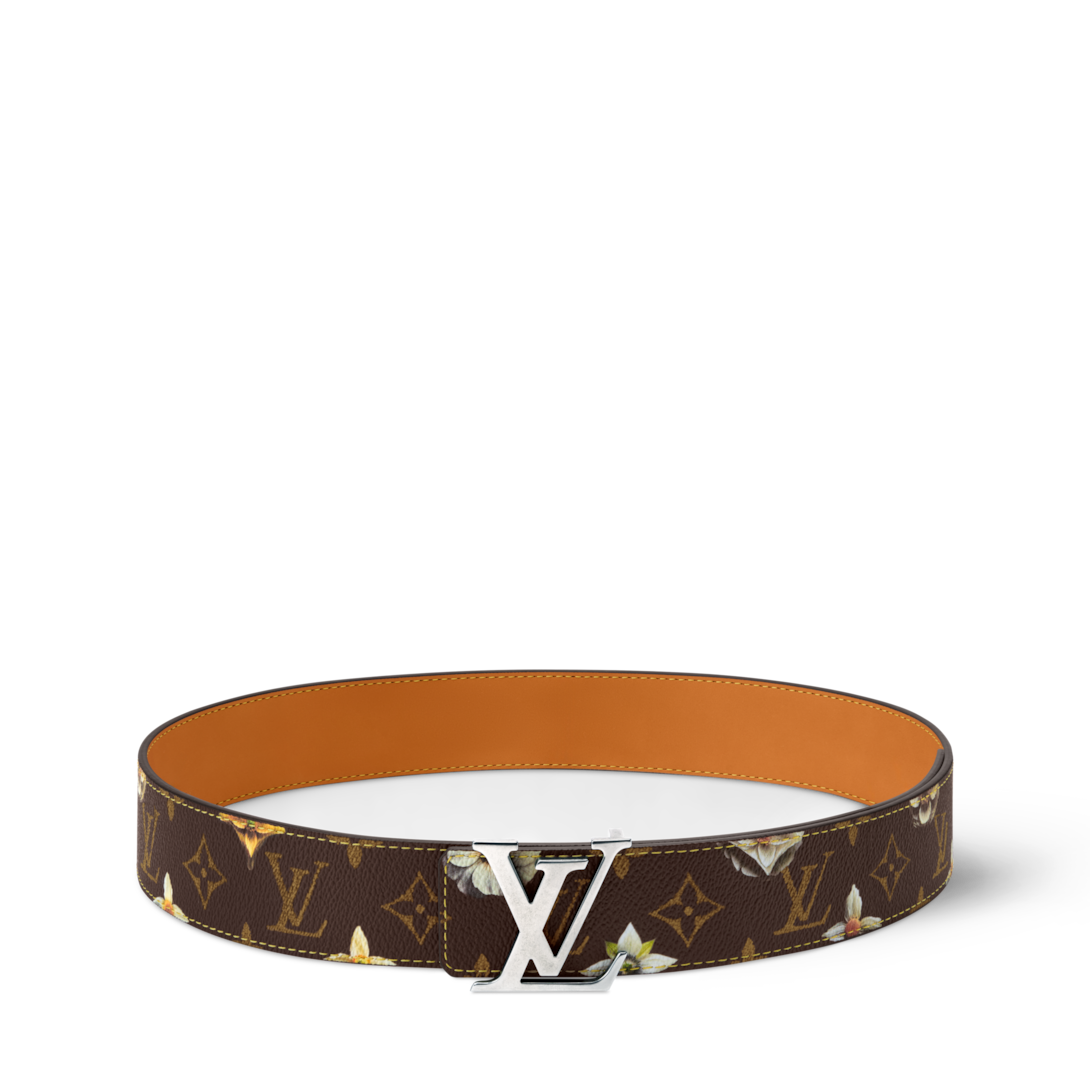 ベルト・LV イニシャル モノグラム・フラワー 40MM リバーシブル